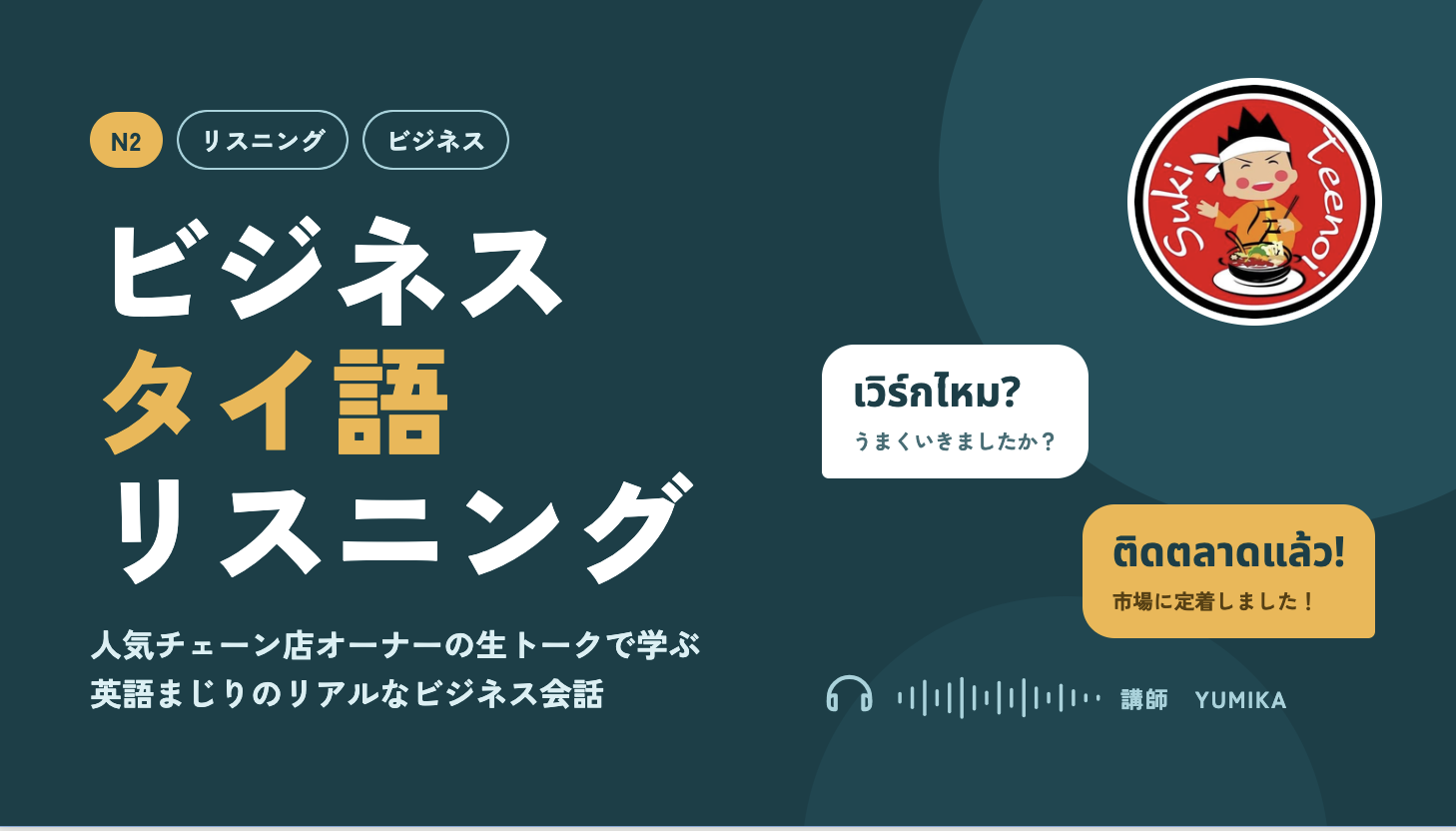 N3-3🧑‍💼ビジネスタイ語リスニング