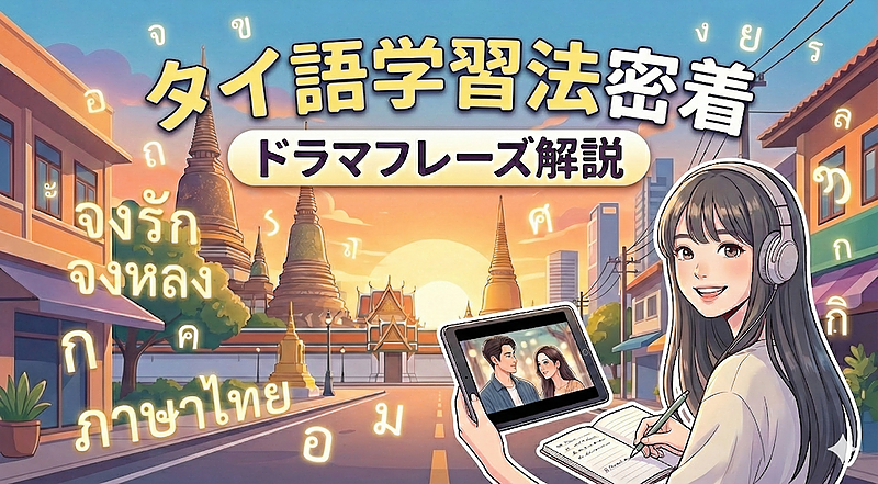 4-9 タイ語学習法密着〜GMMドラマとAIでタイ語を学ぶ🫢〜